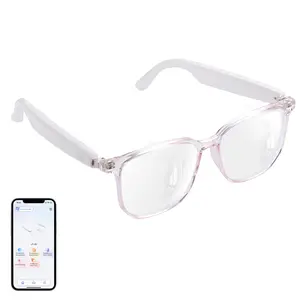 AI Smart Glasses for Man & Women, Support 160+ Languages Translation/Live Recording/AI Call Bluetooth Translator, Video & Voice Call, Powered by GPT, Translation Glasses for Work, Travel & Study