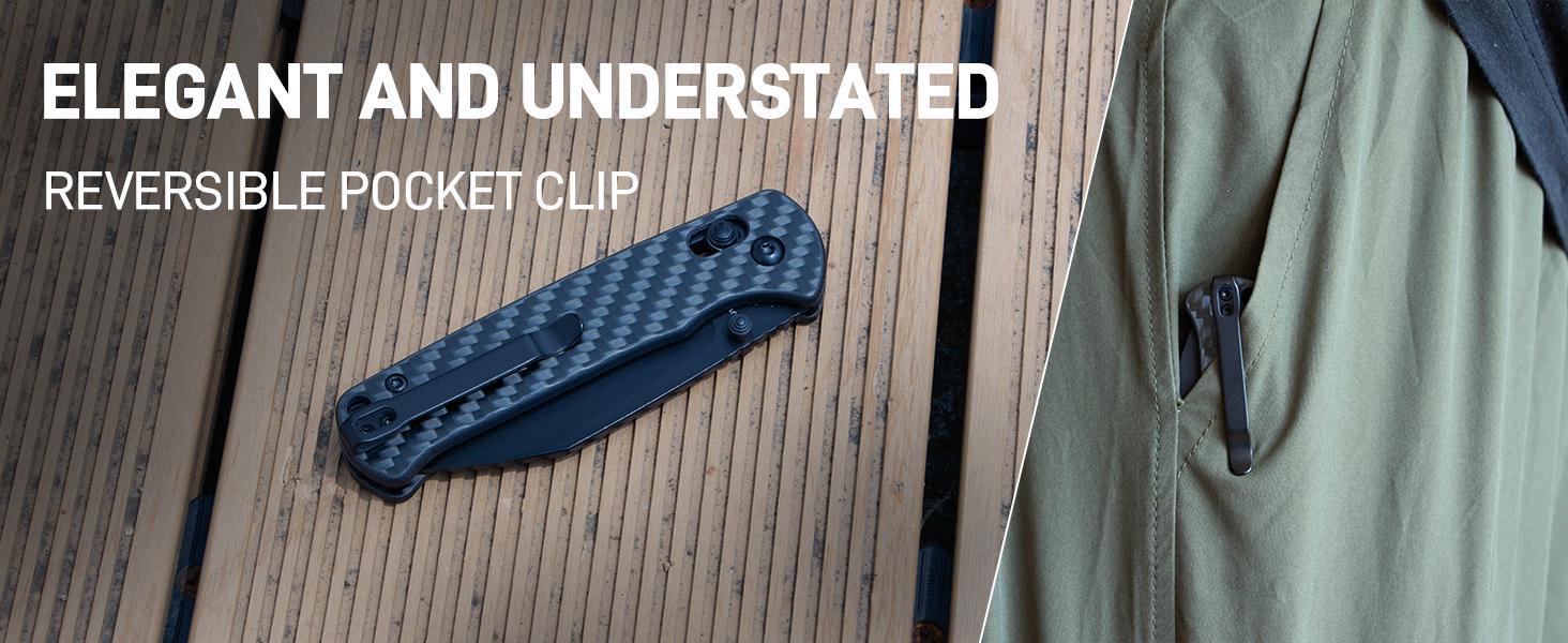 CJRB Hectare Pocket Folding Knife with AR-RPM9 Steel Blade and Black Carbon Fiber Handle, EDC Gear for Camping, Hunting, and FathersDayGift