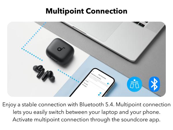 [Refurbished]soundcore P30i by Anker Noise Cancelling Earbuds, Strong and Smart Noise Cancelling, Powerful Bass, 45H Playtime, 2-in-1 Case and Phone Stand, IP54, Wireless Earbuds, Bluetooth 5.4 #tiktokshopsummersale, True Wireless Earbuds, Deep Bass Earbu
