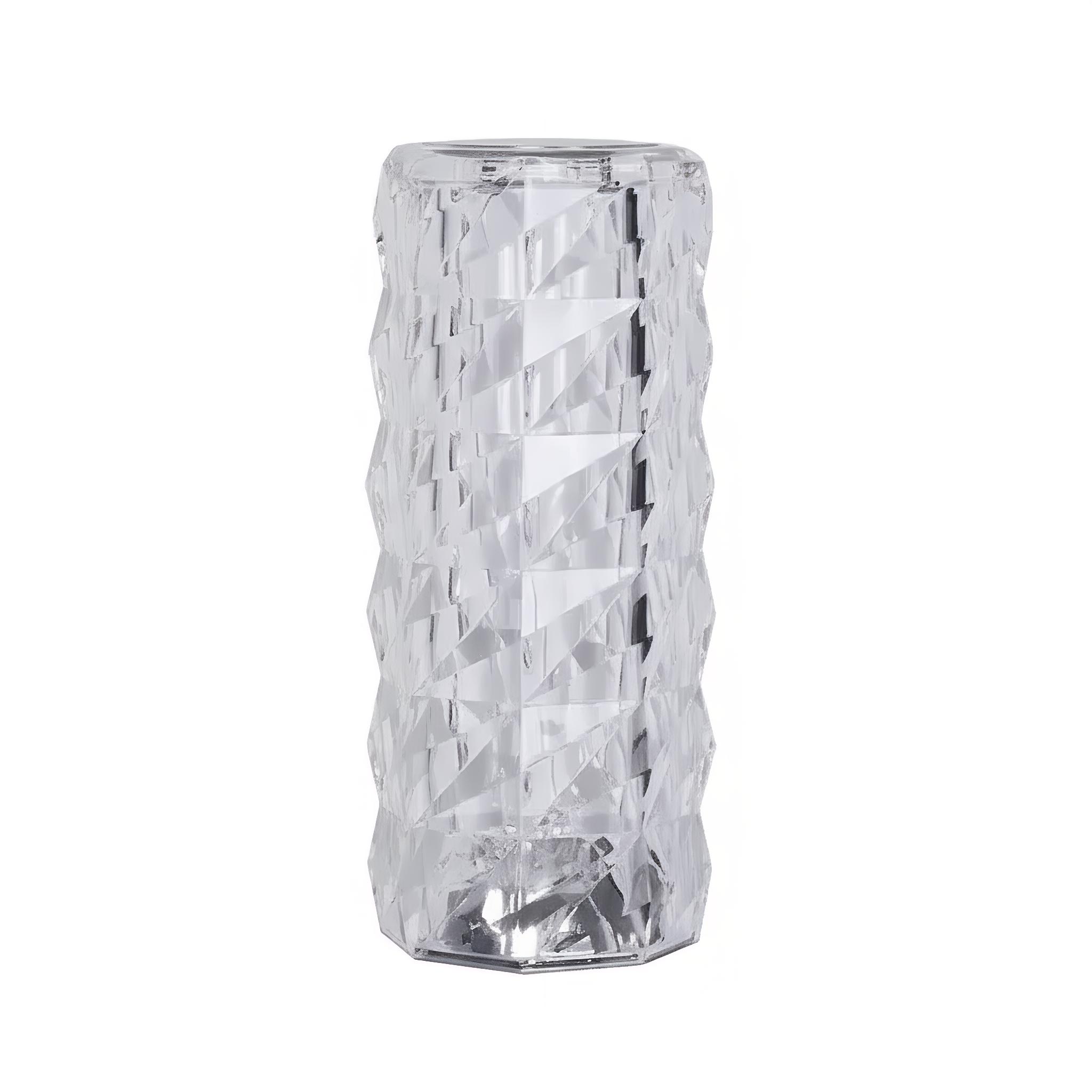 Color-Changing Lamp with Touch Sensor & Remote Control 16 RGB Colors Crystal Design for Modern Ambiance Lighting Decor