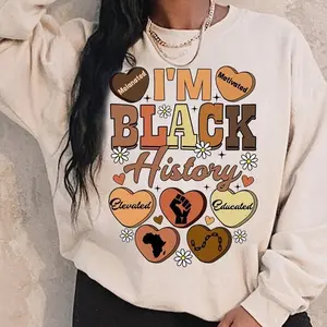 Vintage Black History Month Sweater, Retro Black History Pride Shirt, Afro American Tee, Black Lives Matter, African Leader