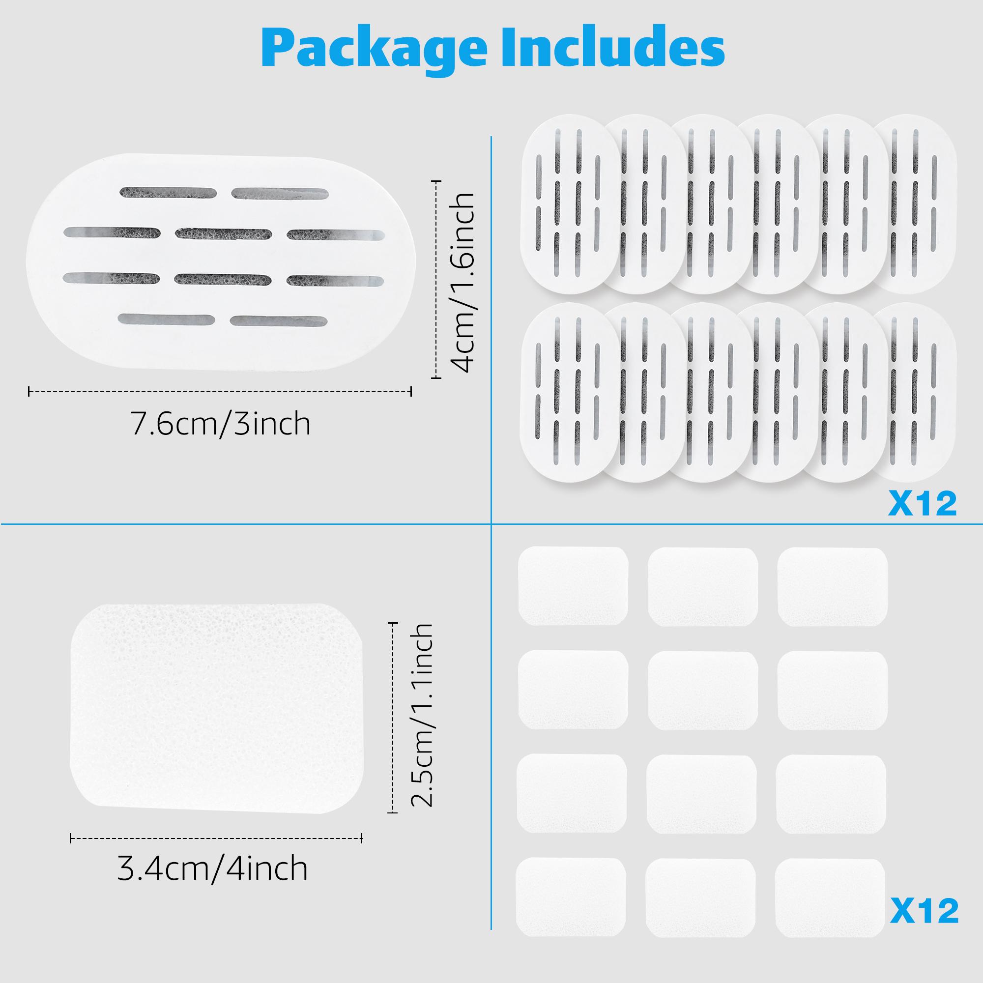 	 【TikTokShopBlackFriday】DOOOB D02/D03 Cat Fountain Filters (12-Pack) – Keep Your Pet’s Water Fresh & Clean Every Day  (Fountain Not Included）