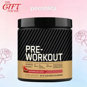 Peeshlita Pre-Workout Powder | 175mg Caffeine, Creatine & Beta-Alanine | Valentines Day Fitness Gift for Him & Her | Watermelon Lemonade Flavor, 30 Servings | Energy & Focus Support for Athletes & Fitness Enthusiasts