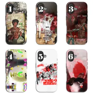Hi-C Rapper Phone Case, RCB Reptilian Club Boyz Aesthetic, Underground SoundCloud Rap Hip Hop Phonecase, HexD Rap Fan iPhone Samsung phonecase  For iPhone 17 16 15 14 13 12 11 XS and Samsung S25 S24 S23 S22 S21