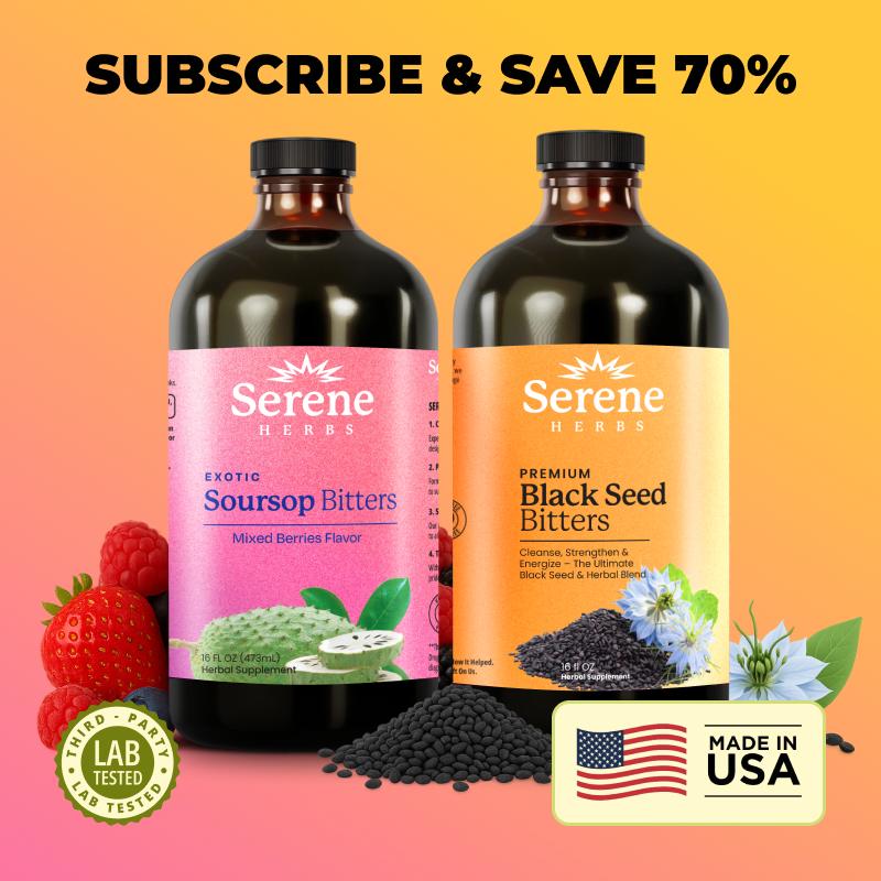 Serene Herbs 16 Day Soursop Reset | Organic Herbal Detox Cortisol Bundle Gut Healthy Booster Immune Support & Energy | Non-GMO, Vegan (32 fl oz, 16 fl oz Each) Serene Herbs 16 Day Soursop Reset | Organic Herbal Detox Cortisol Bundle Gut Healthy Booster Immune Support & Energy | Non-GMO, Vegan (32 fl oz, 16 fl oz Each)