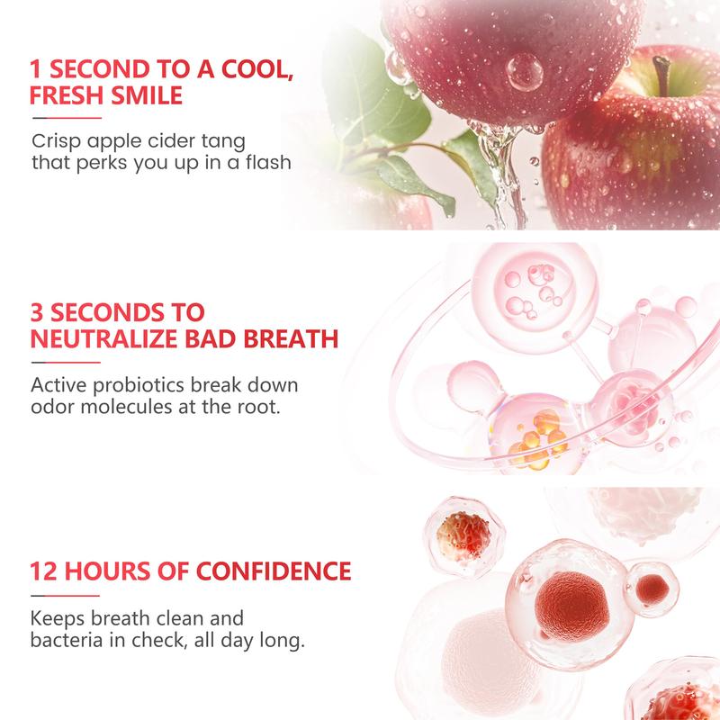 CEELIKE 3-Color Mouth Spray Combo Pack - Portable Fresh Breath Set