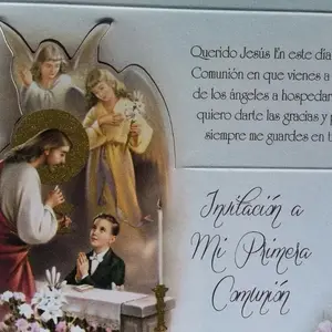 Invitaciones para primera comunión para niño , First Communion invitation