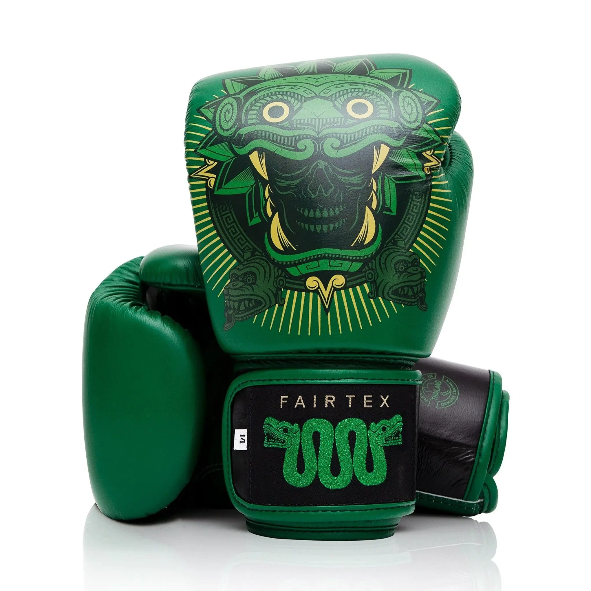 Fairtex Resurrection Syntek Leather Muay Thai Boxing Gloves - Limited Edition Tom Atencio Collaboration, Handcrafted for Durability, Limitededition