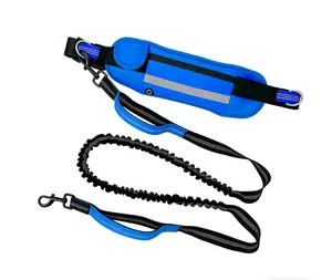 DearPaws Premium Hands-Free Dog Leash with Comfortable Waist Belt for Small Medium Large DogsDog Leash with Reflective Strip - Ultimate Safety and Convenience Set for Dogs