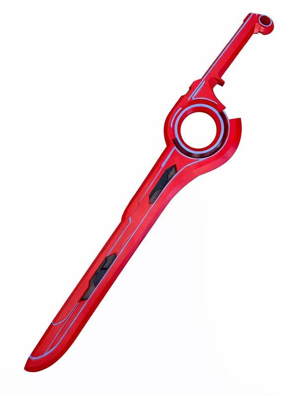 Kinstore 48" Full Size Monado PU Foam Xenoblade Sword for Kamano Cosplay Prop Video Game