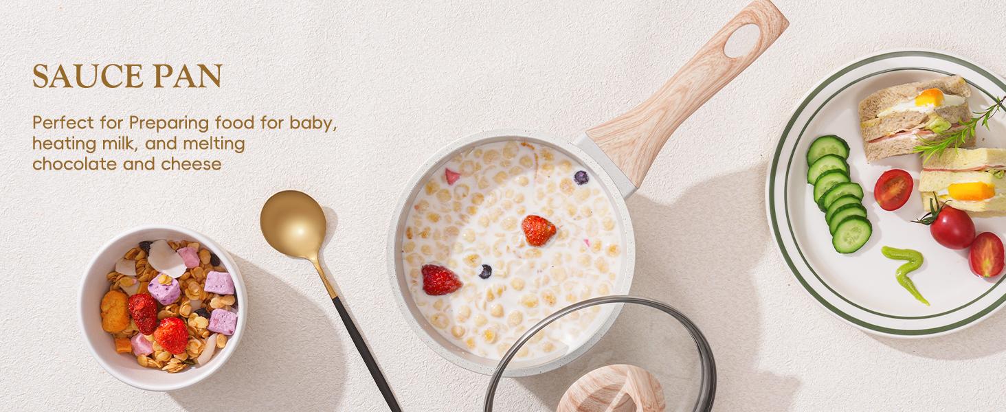 12Pcs Pots and Pans Set Non Stick Kitchen Cookware Sets Nonstick Induction Cookware Non-toxic White Granite Cooking Tools with Stay-Cool Handles, Silicone Tools (PFOS/PFOA Free) 12Pcs Pots and Pans Set Non Stick Kitchen Cookware Sets Nonstick Induction Cookware Non-toxic White Granite Cooking Tools with Stay-Cool Handles, Silicone Tools (PFOS/PFOA Free)