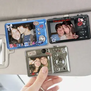 Personalized Vintage Couple Photo Car Visor Clip, Drive Safe Photo, Valentine Gift For Boyfriend Girlfriend, Husband Gifts, Besties Gifts