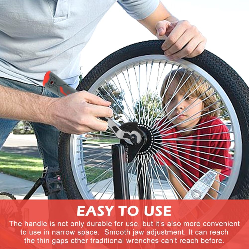 VAYWET Multifunctional Self-locking Wrench, 6, 8Inch Multi-model Pipe Flexible Wrench, Quick Opening For Water Heating Pipes, Pipe Wrench Set Self Adjusting Pipe Wrench Plumbers Wrench Auto Size Rapid Wrench for Car,Bicycle VAYWET Multifunctional Self-locking Wrench, 6, 8Inch Multi-model Pipe Flexible Wrench, Quick Opening For Water Heating Pipes, Pipe Wrench Set Self Adjusting Pipe Wrench Plumbers Wrench Auto Size Rapid Wrench for Car,Bicycle