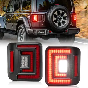 [LED FACTORY MART]Flush Mount Jeep Wrangler Tail Lights – Ultra Bright LED Upgrade for JL 2018–2026