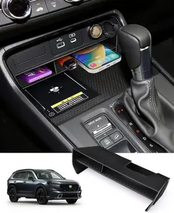 Canvcle for 2023 2024 2025 Honda CR-V Center Console Organizer, Middle Console Organizer Tray for Honda CRV Hybrid Accessories Console Storage Box ABS Insert