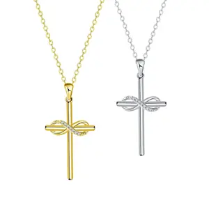 Blessed Cross Necklace – Infinity Symbol Christian Jewelry for Women | Spiritual Gift womens gifts    womens gifts   stuff to get gf for valentine   chains   gifts for women  necklace birthday gifts for gf cross necklace initial necklaces