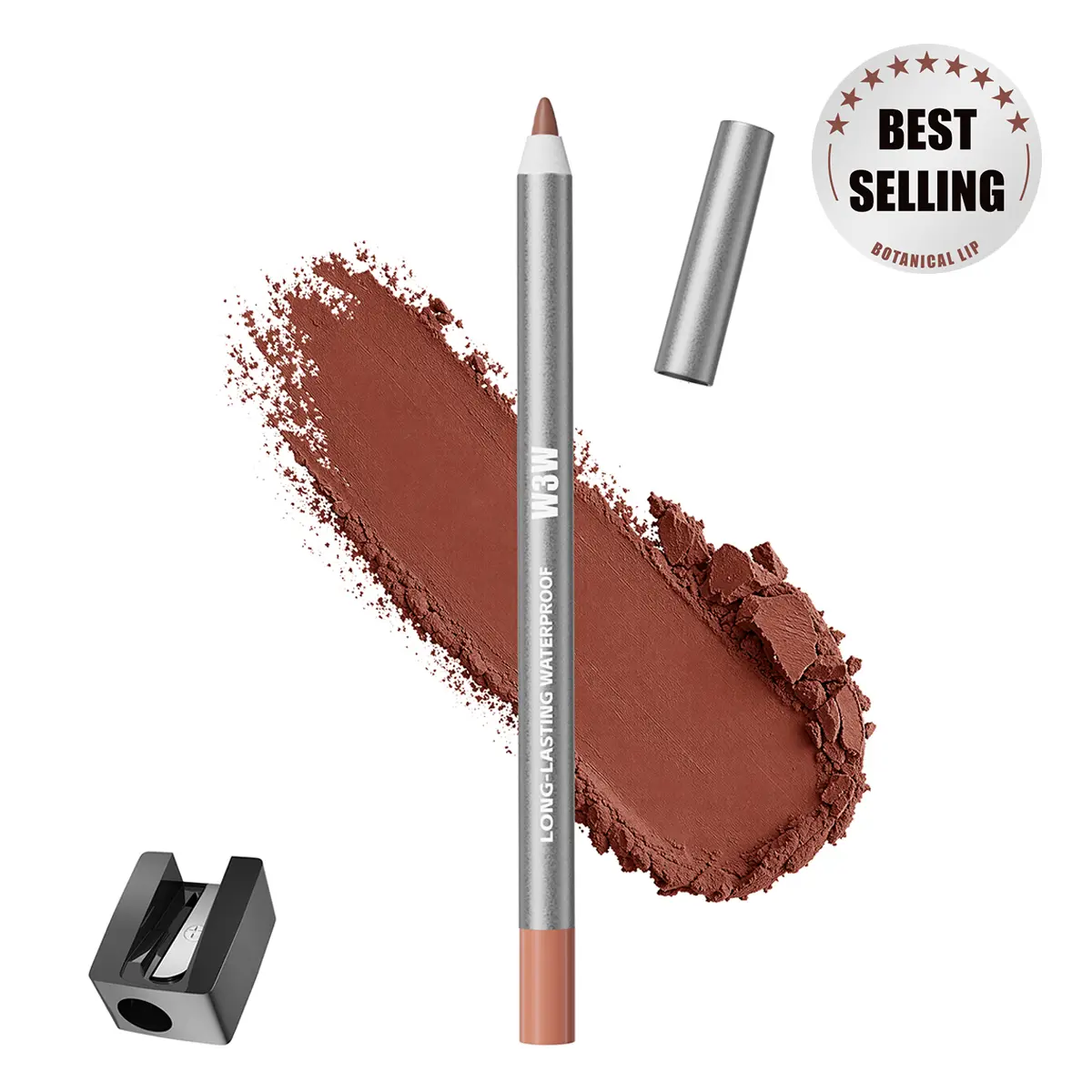 Nude Lip Liner Pencil, Creamy Lip Contour Makeup for Perfect Lip Combos, Smooth Matte Lipliner to Define, Shape and Outline Lips, Multiple Shades with Sharpener.