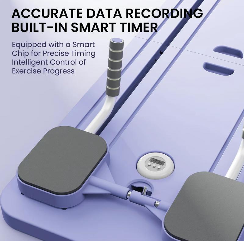 Pilates Board,Multi-functional Ab Exercise Board,FoldableHome Pilates Reformer with Knee Mat ,Timer andResistance Bands,Abs Workout Equipment forAbdominal & Core Strength Training trainer machine Portable Reformer with Timer structure sturdy Foldable Pilates Board,Multi-functional Ab Exercise Board,FoldableHome Pilates Reformer with Knee Mat ,Timer andResistance Bands,Abs Workout Equipment forAbdominal & Core Strength Training trainer machine Portable Reformer with Timer structure sturdy Foldable