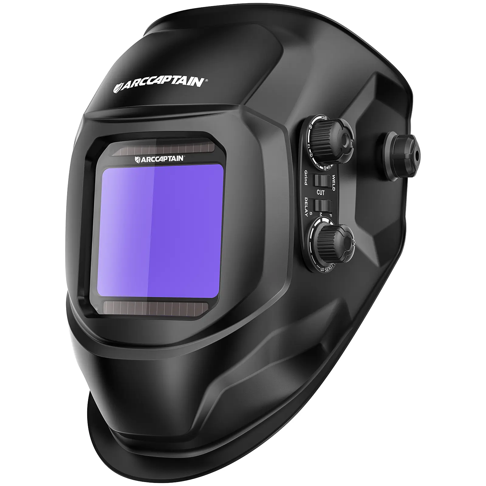 ARCCAPTAIN Auto Darkening Welding Helmet HSH-G999 with 4 Arc Sensors, True Color Viewing Screen, DIN4-16 Protection, Clear Welding Lens , Solar Powered, Lightweight & Comfortable Welding Mask for Men/Dad - Welding Helmet, Gift Idea #Summervibes