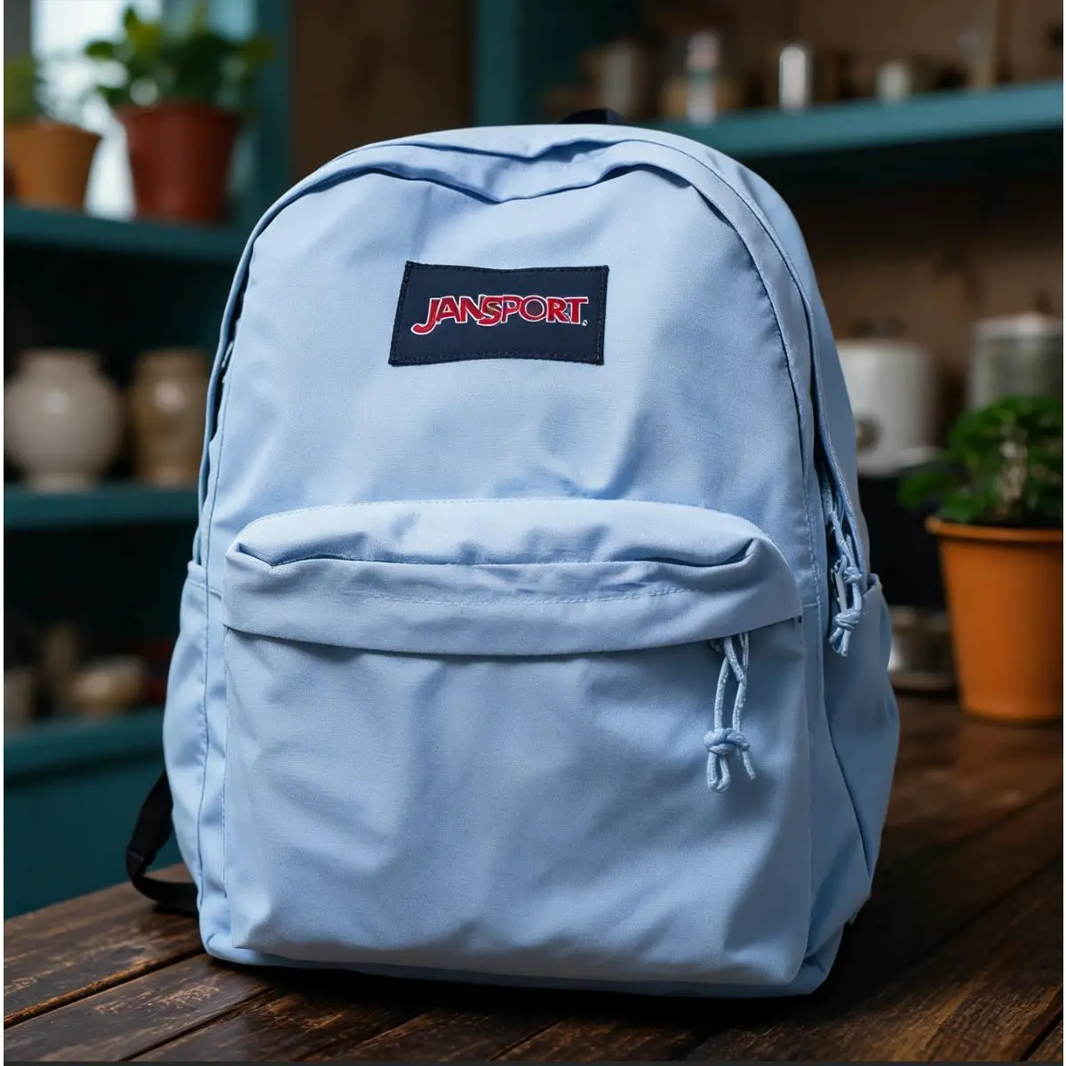 JanSport Solid Color Backpack, Large Capacity Oxford School Bag for Men & Women, Stylish Campus Travel Backpack