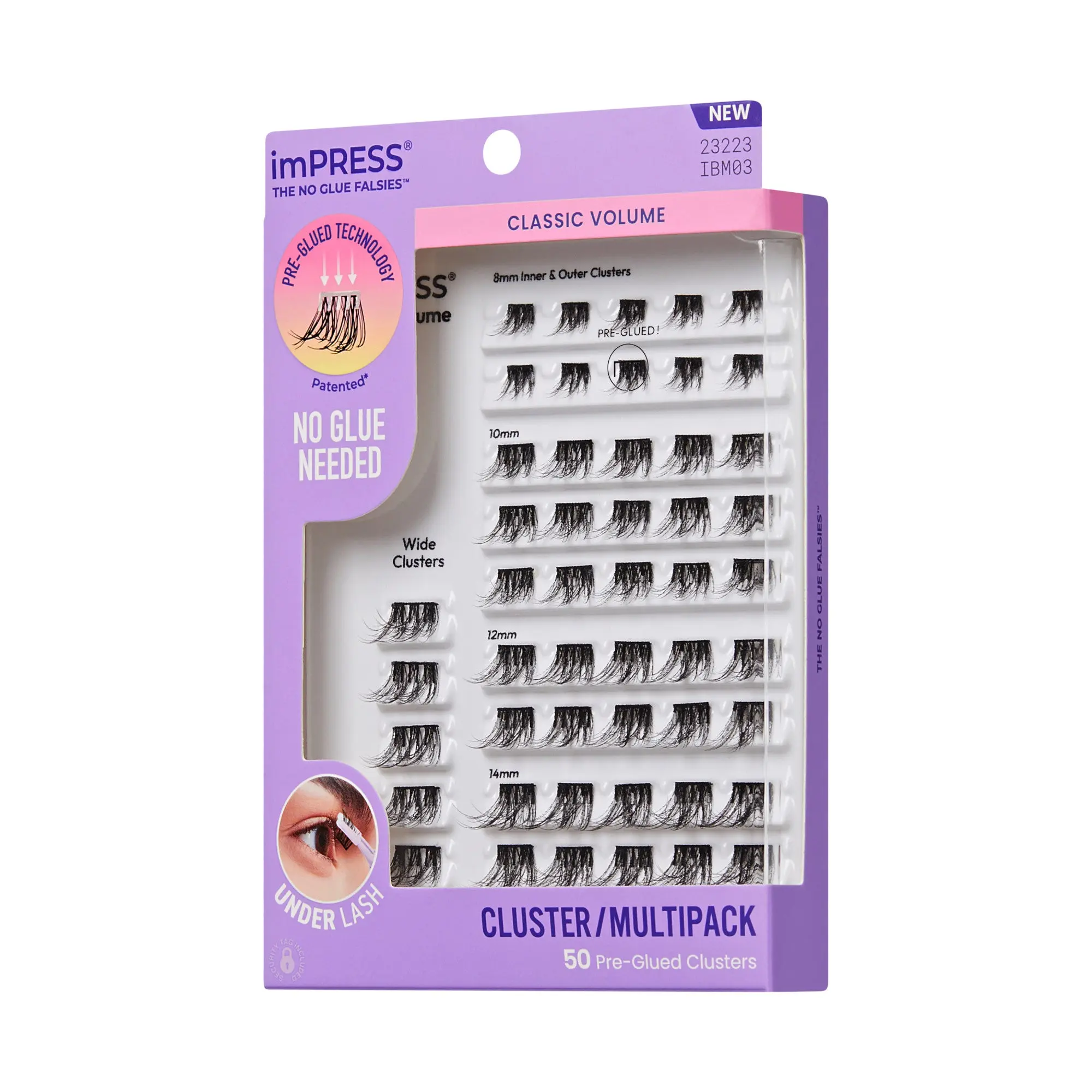 Impress Falsies Pre-Glued Lash Clusters Multipack - Classic Volume Impress Falsies Pre-Glued Lash Clusters Multipack - Classic Volume