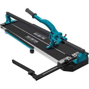 Tile Cutter, 48 Inch Manual Tile Cutter, Tile Cutter Tools with Single Rail & Double Brackets, 3/5 in Cap with Precise Laser Guide, Snap Tile Cutter for Precision Cutting Porcelain Tiles Industr