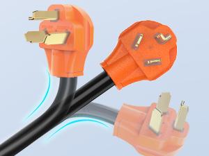 Nilight Dryer Adapter Cord 30 Amp to 30 Amp 3 Prong 125V 3750 Watt Pure Copper Old Dryer Outlet to New Dryer Plug Conversion Heavy Duty 10 Gauge Wire 10-30P to 14-30R 30M/30F rv extension