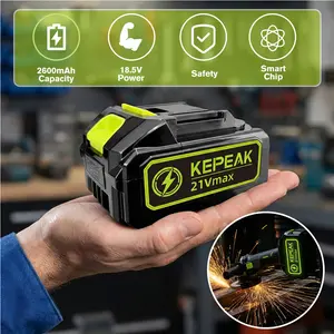 21V Max 13Ah High Capacity Lithium Ion Battery, Rechargeable Replacement Battery Pack, Widely Compatible with 21V Cordless Power Tools, Long Lasting Use, Ideal for Electric Power Equipment, Drills, Angle Grinders and Outdoor Working Tools