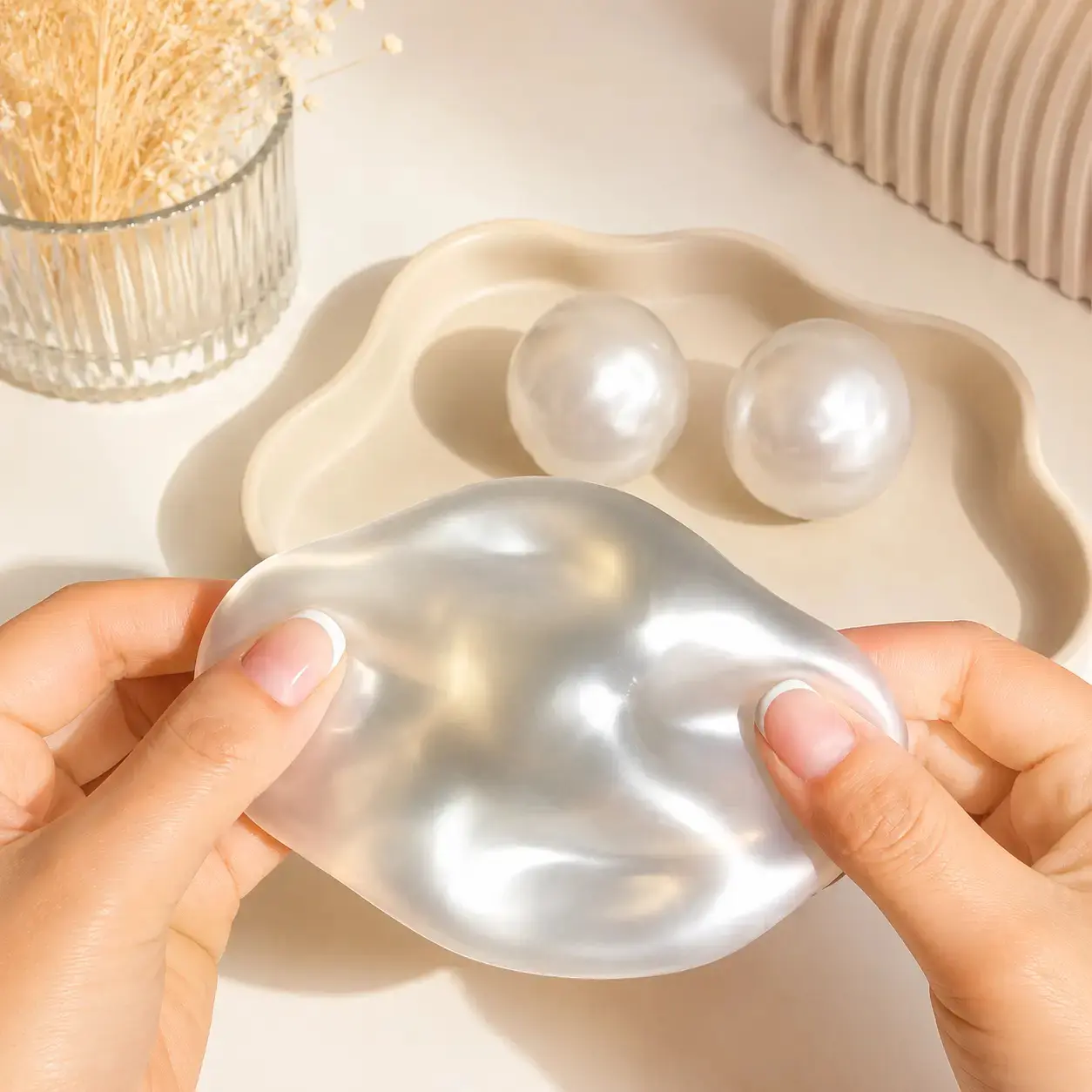2026 New Glitter Stress Relief Toy Hot Round Maltose Pinch Decompression Ball Relief Toy Decompression Artifact Adult Toys