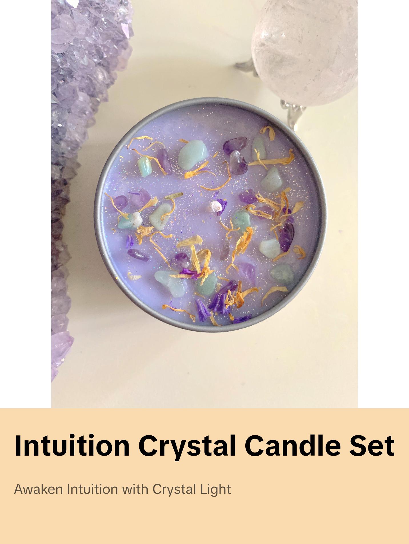 Intuition Crystal Candle