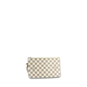 Pre-owned Louis Vuitton Damier Azur Coated Canvas Clutches & Wristlets Damier Azur Wristlet