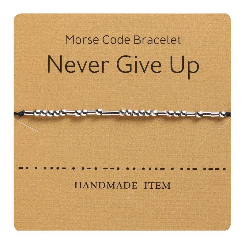 I love you - Morse code alphanumeric couple bracelet/ring, versatile for everyday wear and suitable as a gift.