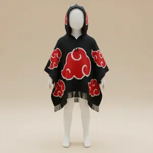 Extra Thick Alpaca Poncho for Littles