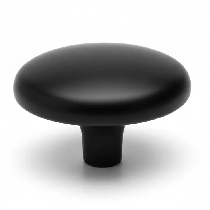 Cosmas 1701FB Flat Black Cabinet Knob