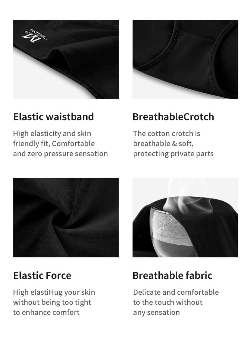 Morelect Women's High Waist Cotton Briefs,4/6/8 Pcs Super Soft Breathable Solid Color Panties for Mature Ladies,All Seasons Comfort,Womenswear