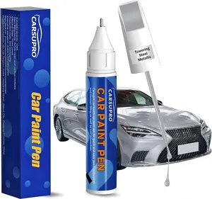 Grey Touch Up Paint for Cars, Auto Gray Car Paint Touch Up Pen,Car Scratch Repair Pen, Quick & Easy Solution to Repair Minor Automotive Scratches Touch Up Paint Pen(Towering Steel Metallic)