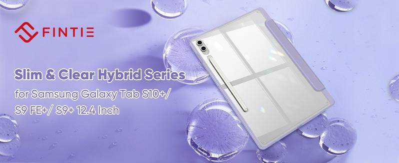 Fintie Hybrid Slim Case for Galaxy Tab S10 Plus/ S9 FE Plus 12.4-inch, Clear Back Cover, Built-in Pen Holder, Auto-Wake/Sleep, Tablet Protection Cover Fintie Hybrid Slim Case for Galaxy Tab S10 Plus/ S9 FE Plus 12.4-inch, Clear Back Cover, Built-in Pen Holder, Auto-Wake/Sleep, Tablet Protection Cover