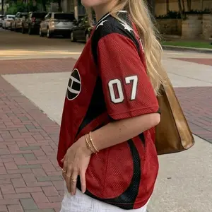 OT7 Ari Is Back Football Jersey Croptop Jersey, Football Crop Top Unisex Jersey – Casual Sportswear for Couples, 90s Vintage Style, for Sports & Outdoor Activities