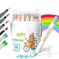 36colors+Water Brush Pens*6pcs
