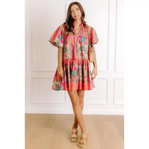 Sunset In Sevilla Floral Mini Dress