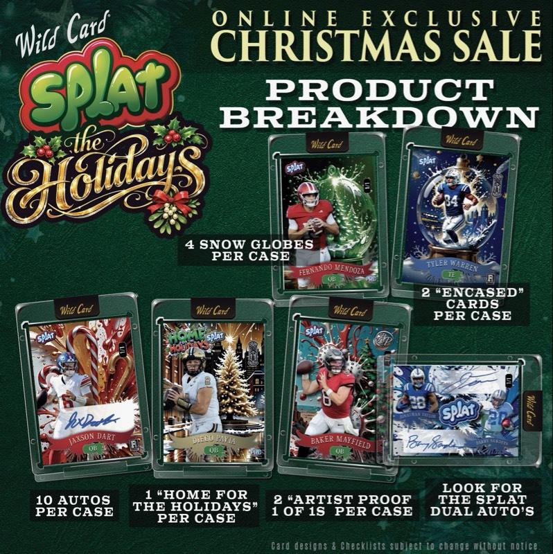 Wild Card Splat Holiday Edition Football 2025