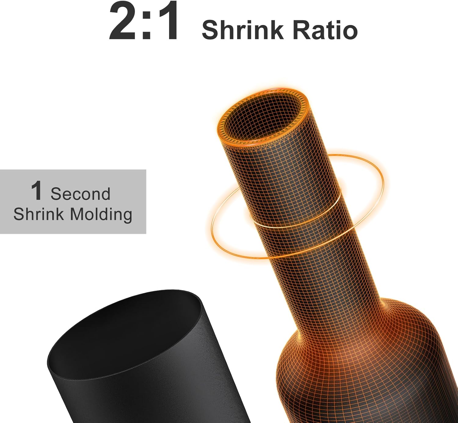 Heat Shrink Tubing Kit - 530 Pcs 2:1 Ratio Waterproof Insulation Sleeves with Storage Case Colored Adhesive Lined Tubes for Home Repairs Electronics DIY Projects Heat Shrink Tubing Kit - 530 Pcs 2:1 Ratio Waterproof Insulation Sleeves with Storage Case Colored Adhesive Lined Tubes for Home Repairs Electronics DIY Projects