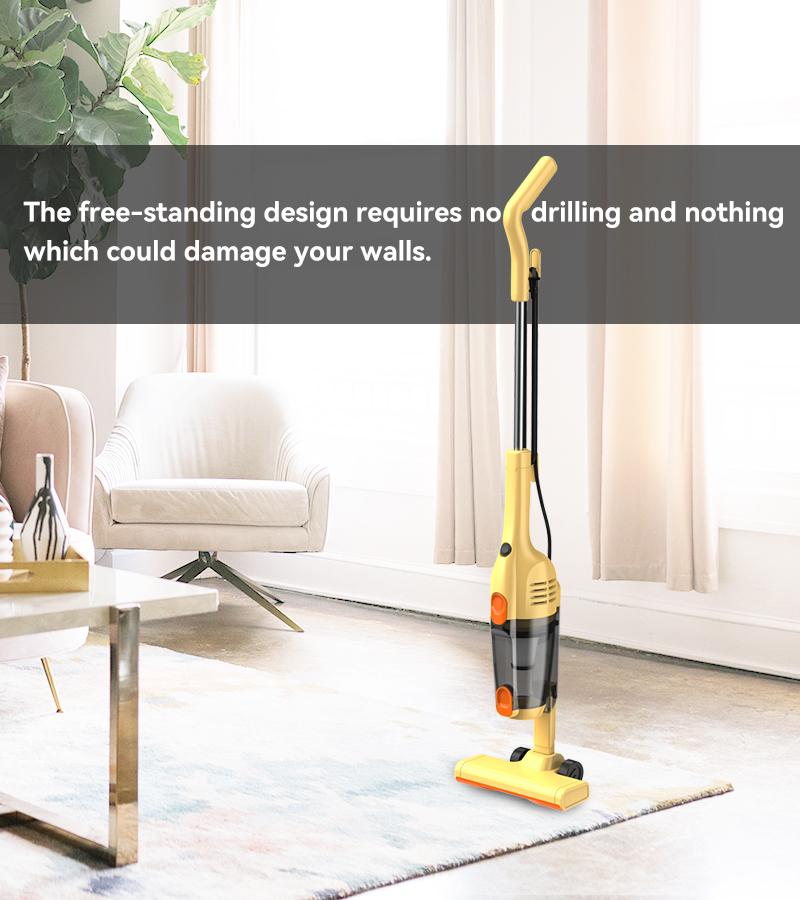 INSE R6X Corded Stick Vacuum, 15KPa Suction with 600W Motor, Ultra-Lightweight Bagless Upright Vacuum with Handheld for Home Hard Floor Carpet Pet Hair Car Cleaning home cleaning tools home appliances Yellow