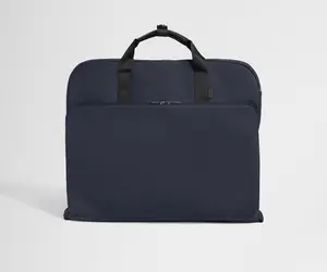 Garment Bag in Navy Blue