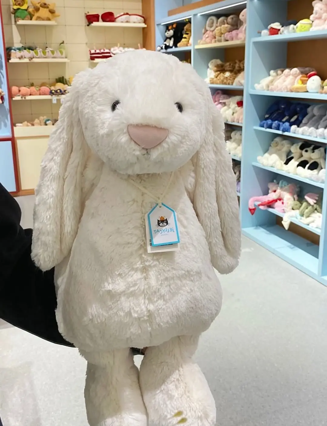 Jellycat Bashful Bunny White Animal Plush, Large 16 inches - Rabbit & Bunny Plush - Classic Gift
