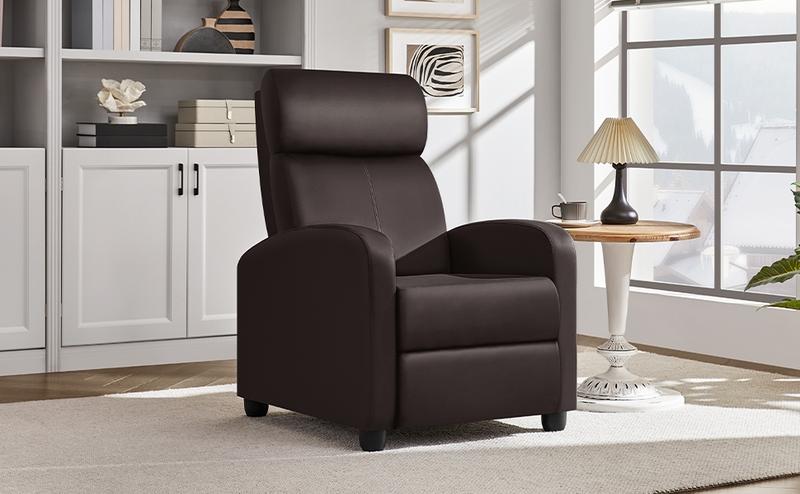 【Valentine Gift】Yaheetech Recliner Chair Adjustable Recliner Sofa with Lumbar Support Modern Upholstered Reclining Chair for Living Room Bedroom Home Theater, PU Leather/Fabric 【Valentine Gift】Yaheetech Recliner Chair Adjustable Recliner Sofa with Lumbar Support Modern Upholstered Reclining Chair for Living Room Bedroom Home Theater, PU Leather/Fabric