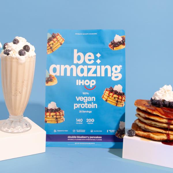 Be Amazing Vegan Protein Powder | Plant | Prebiotic Fiber | Gluten Free | Non Dairy | Low Sugar | Great Tasting | Dole Whip | Brown Sugar Oatmeal | IHOP