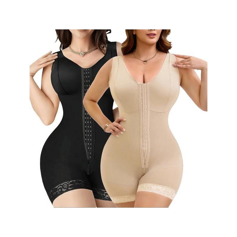 Colombian Faja Full Body Shapewear | High Compression 2-Hook Waist Trainer | Tummy Control Butt Lifter Daily Essential Colombian Faja Full Body Shapewear | High Compression 2-Hook Waist Trainer | Tummy Control Butt Lifter Daily Essential