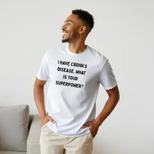 Crohn's Disease Warrior Unisex Shirt ‍️ "What Is Your Superpower?" Tee | Chronic Illness Awareness Shirt | IBD Awareness Gift | Funny Crohn's Support T-Shirt