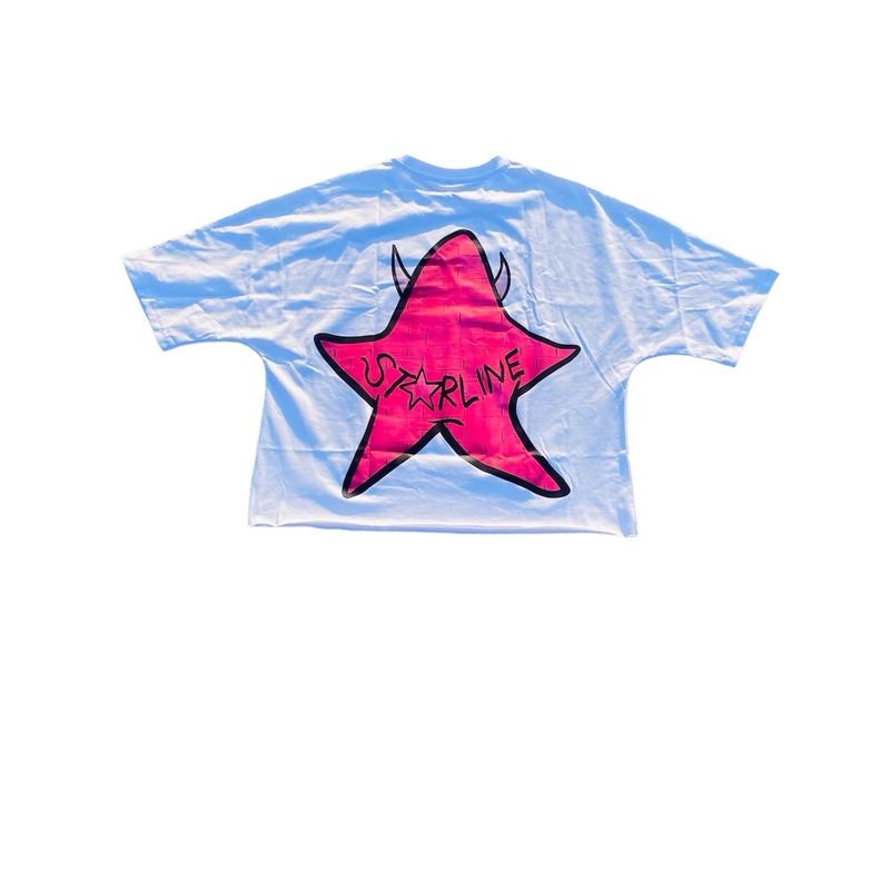 HOT PINK STAR TEE